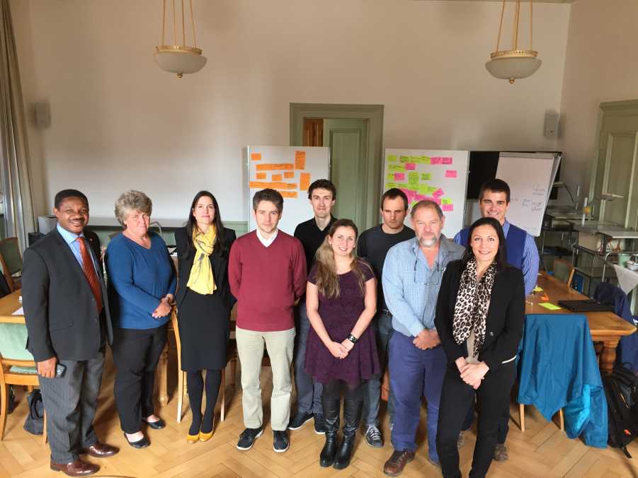 Enlarged view: WFSC and SU delegates
