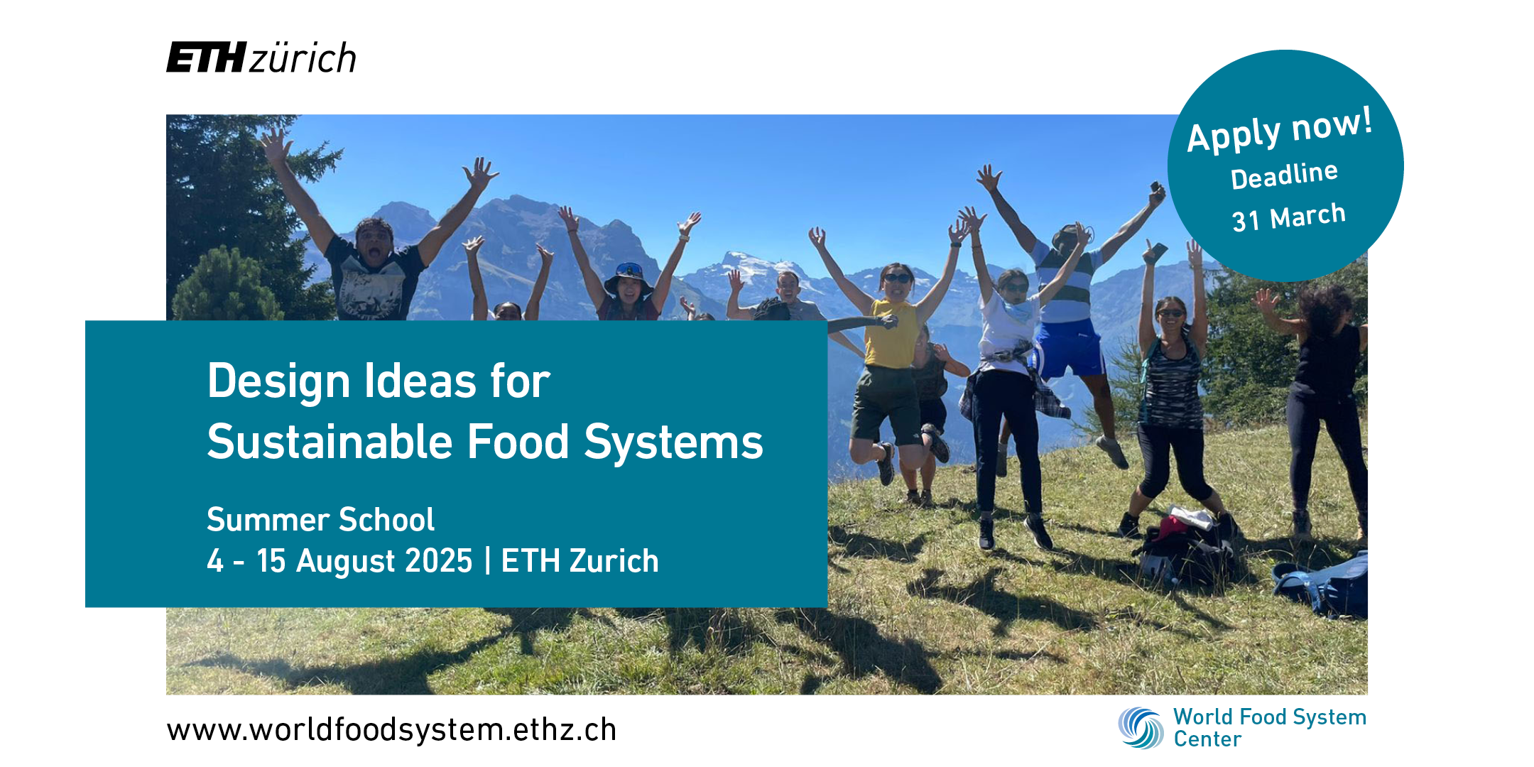 Summer School "Design Ideas for Sustainable Food Systems" Flyer