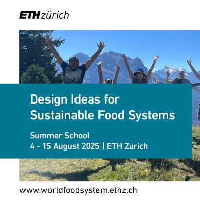 Flyer for the World Food System Summer School 2025