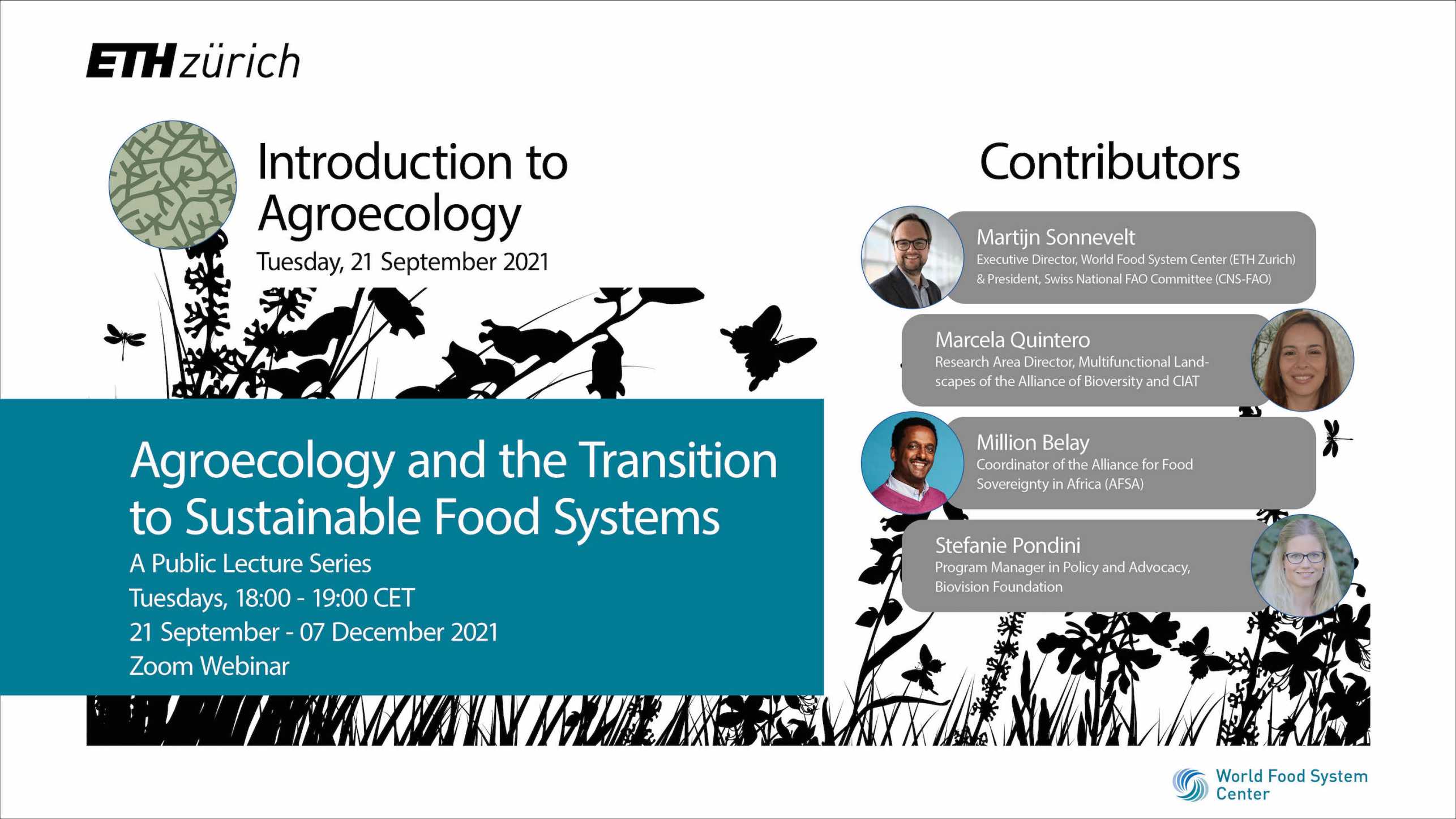 Agroecology Lecture Series- Introdcution