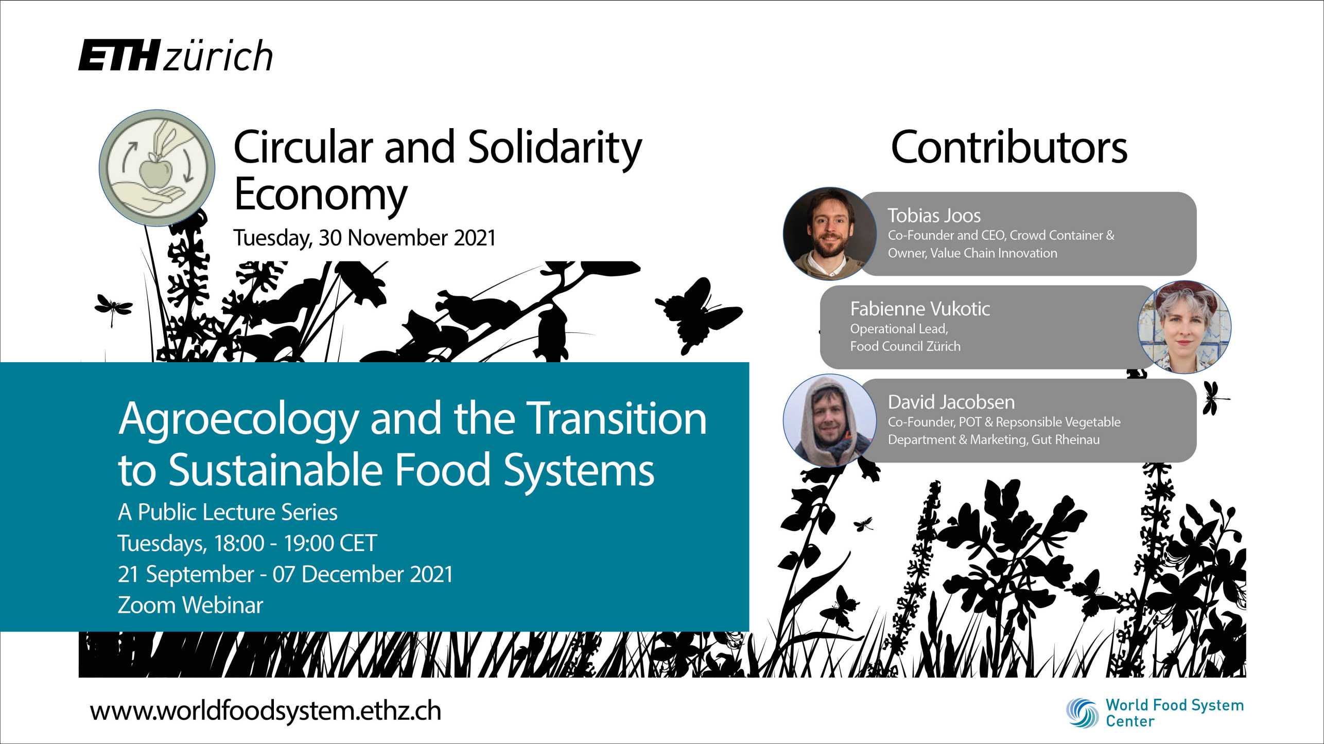 30 November 2021: Agroecology Lecture Series-