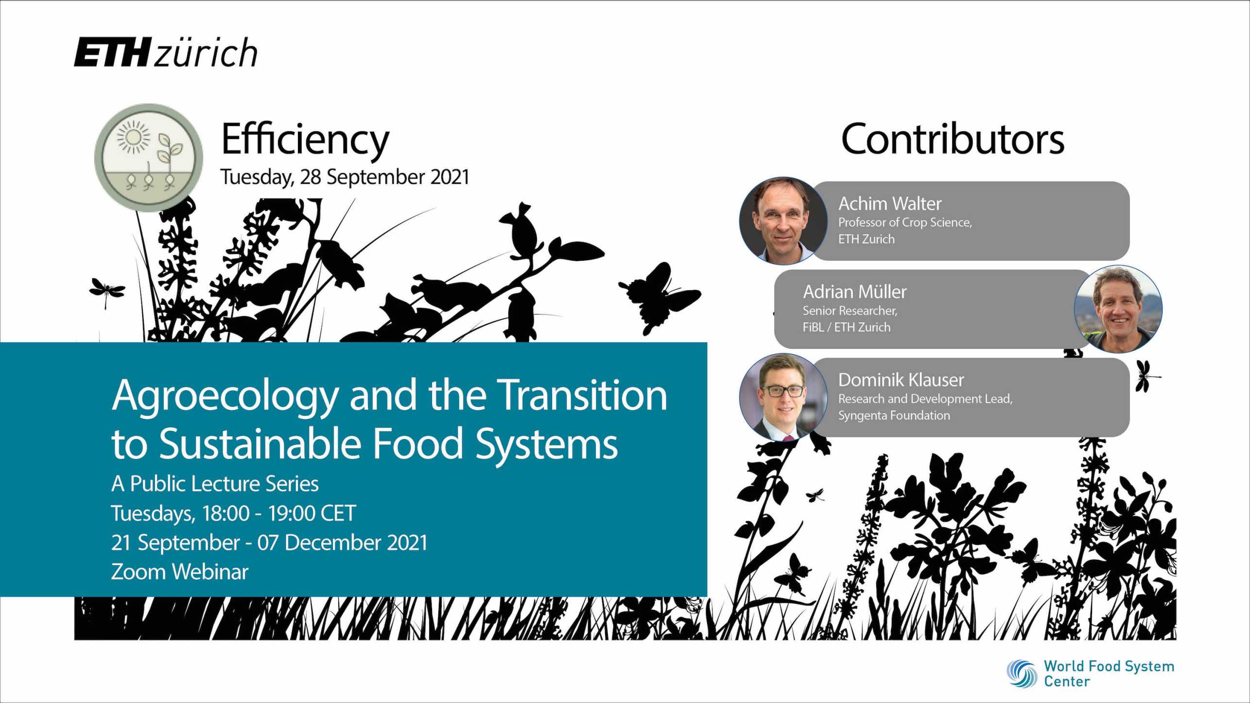 Agroecology Lecture Series- Efficiency