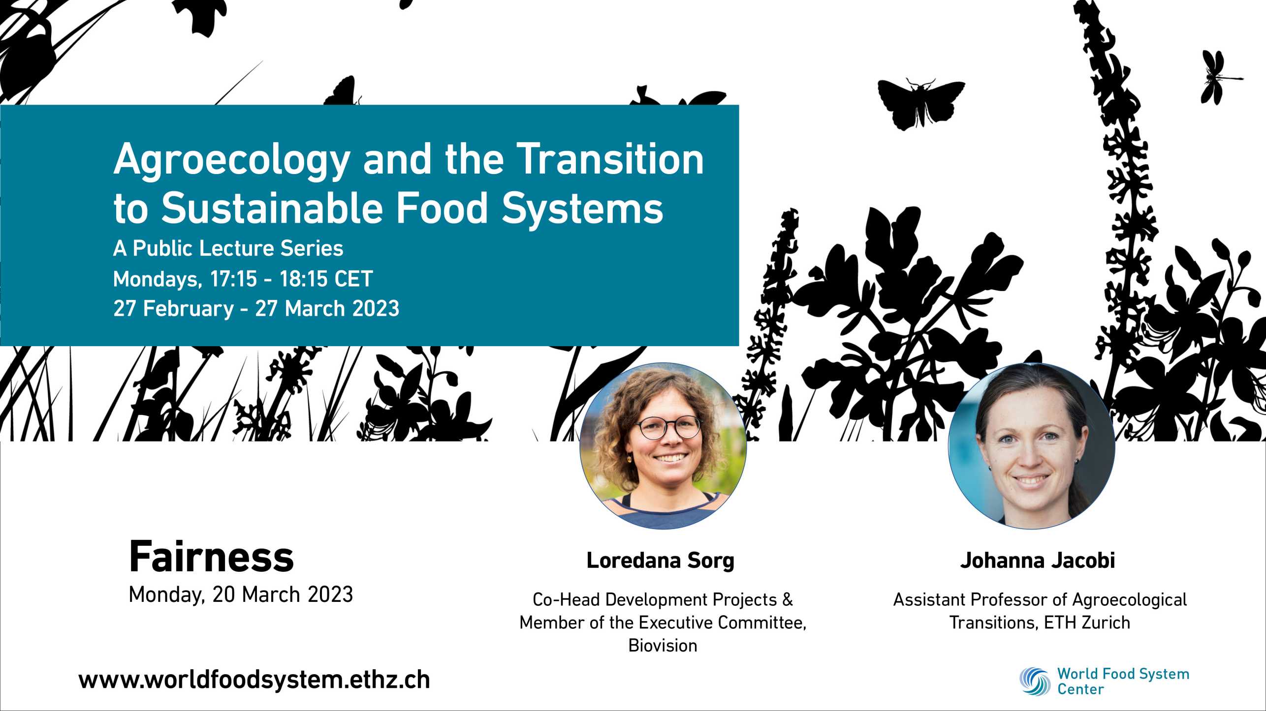 Enlarged view: Agroecology Lecture Series - Fairness
