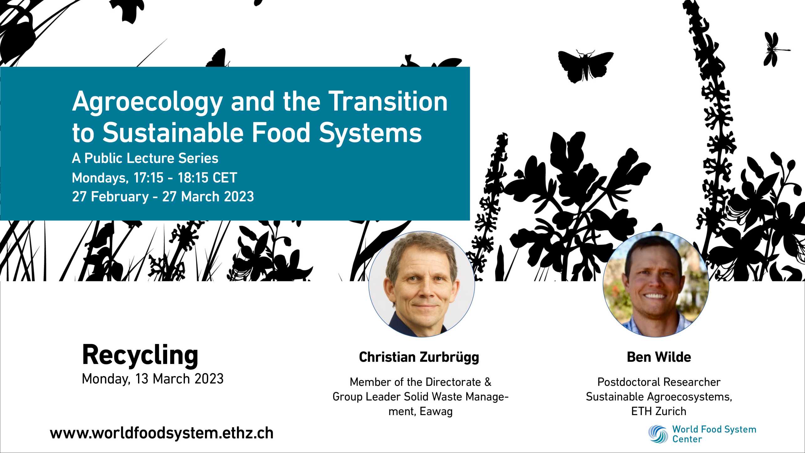 Enlarged view: Agroecology Lecture Series - Recycling