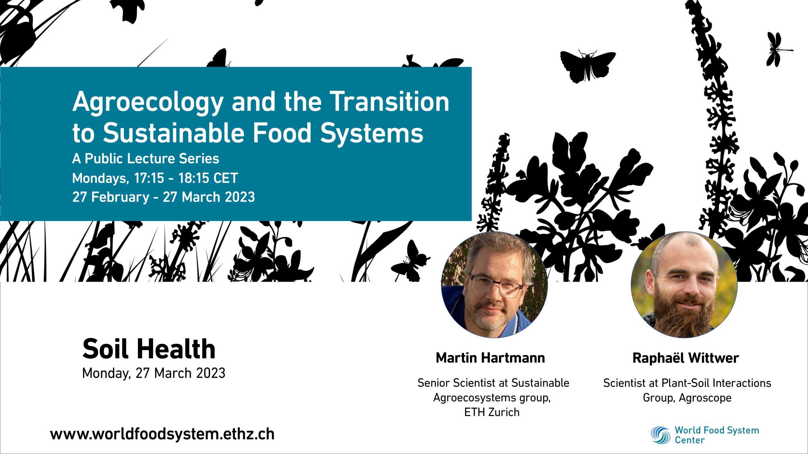 Enlarged view: Agroecology Lecture Series - Soil Health