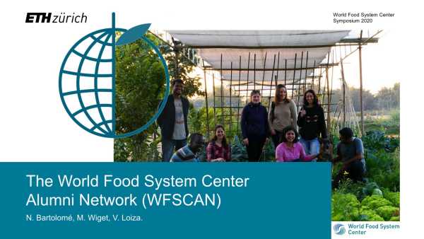 The World Food System Center Alumni Network (WFSCAN)