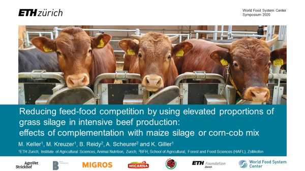 Reducing feed-food competition by using elevated proportions of grass silage in intensive beef production: effects of complementation with maize silage or corn-cob mix