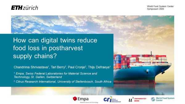 How can digital twins reduce food loss in postharvest supply chains?