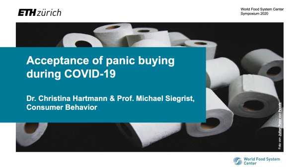 Food shopping and panic buying in the time of COVID-19 pandemic