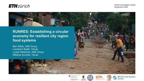 RUNRES: Establishing a circular economy for resilient city region food systems